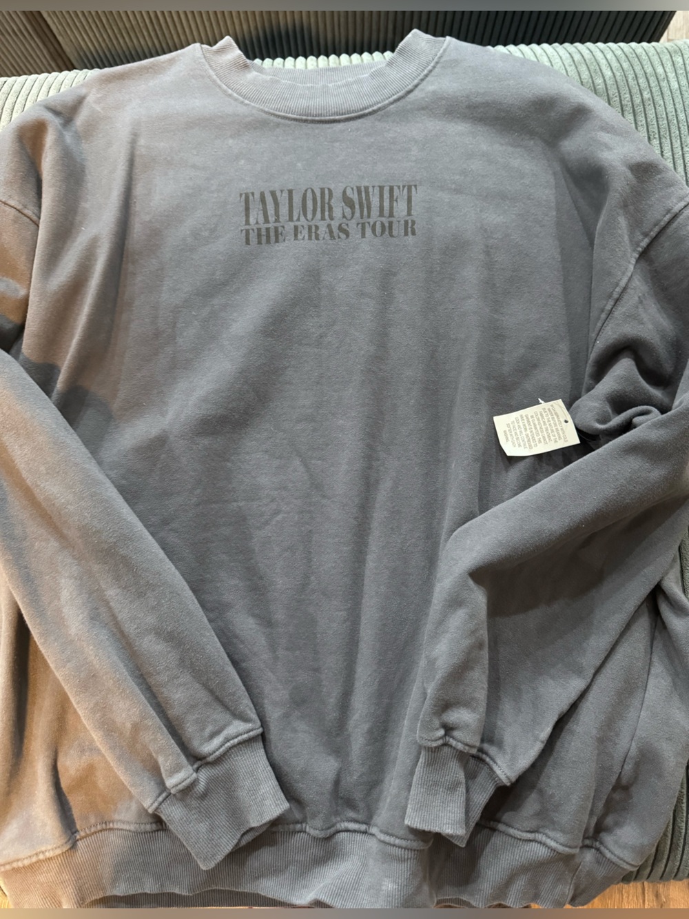 Taylor Swift Charcoal Graphic Sweatshirt - The Eras Tour